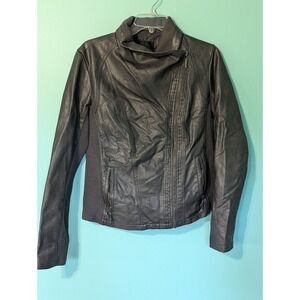 Faux leather jacket size medium